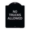Signmission Parking Lot No Trucks Allowed Heavy-Gauge Aluminum Architectural Sign, 24" x 18", BS-1824-23419 A-DES-BS-1824-23419